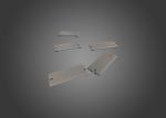 High Temperature Resistant Aluminum Nitride Ceramic Machinery Parts Natural
