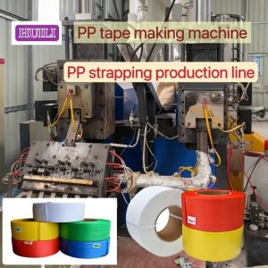 China High-speed PP strap making machine 5-19mm PP strapping production line with automatic wrapping machine on sale