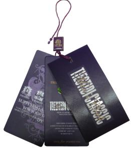 China Personalized Clothing Hang Tags Printed Logos 0.2 ~ 2mm Thickness Matt Finish factory