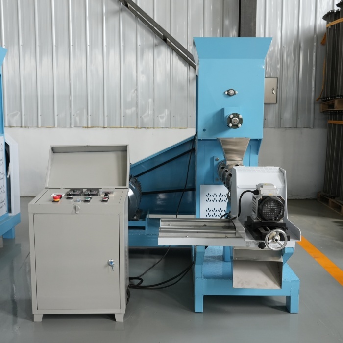 Poultry Floating Fish Shrimp Pet Food Feed Pellet Granulator Machine
