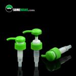 Green 32/410 4cc Empty Bathroom Lotion Dispenser Pump For Shampoo