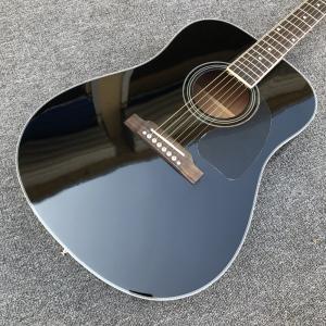 China 2019 Factory custom 6 acoustic guitar black Billie Joe electric acoustic electric guitar Free Shipping factory