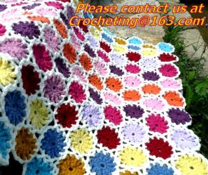 China Crochet Vintage Throw Blankets Hand-Woven Bedspread Bedcover Home Decorate Bed/sofa Blanke factory