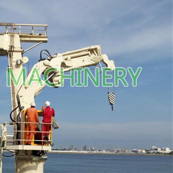 China Hydraulic 22M Electrical CCS Knuckle Boom Marine Cranes factory