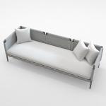 3 Seater Weatherproof Weaving Rope Outdoor Sofa Set