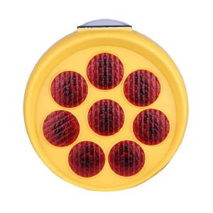 China Plastic High Luminance 0.8W 5V Solar Blinker Light For Road Safety factory