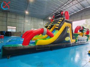 China Supplier Inflatable Obstacle Courses Danger Zone Theme Games Jumping Castle factory