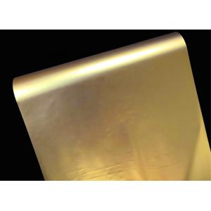 China Specular Reflection Metallized BOPP/PET Film Thermo-Laminated Gold on sale