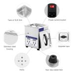 Stainless Steel Tank 2000ml 220v Skymen Ultrasonic Cleaner