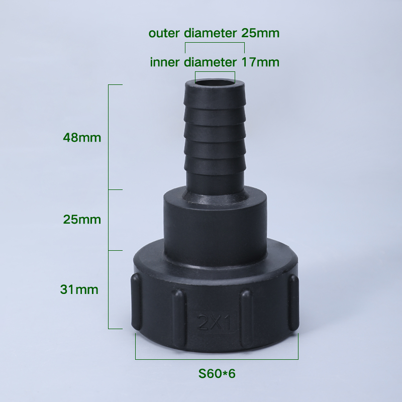 IBC Tank Plastic Container Fittings Adapter Connector Coupling Customized Support OEM