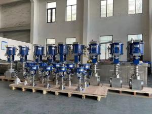 China Low Temperature Service Cryogenic Globe Valve With Linear Pneumatic Actuator factory