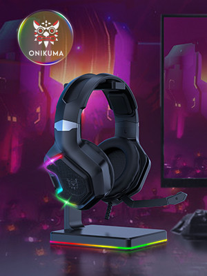 Omni Directional 2.2m Wire Rgb Gaming Headset 20000Hz Onikuma K10 Pro