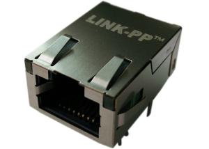 China Low Profile RJ45 Connector With 1000Base-T Integrated Magnetics factory