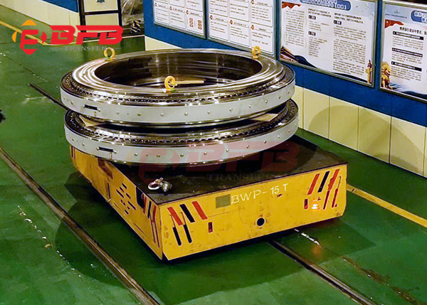 Flexible Heavy Duty Die Carts , Unlimited Automated Turning Electric Transfer Cart