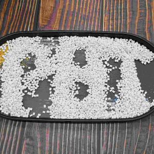 China Anti Yellowing Glass Filled PBT Granules LED Enclosures Molding PBT Resin factory
