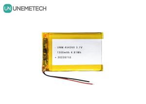 China Lithium Ion Polymer Battery Cell 3.7V 1300mAh 454260 for Soalr Systems factory