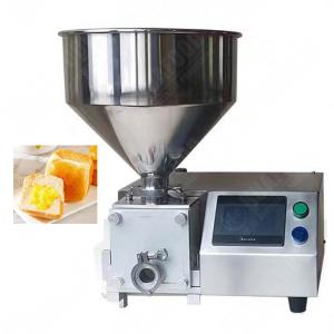 China Commercial Cake Milk Cream Bread Bun Filling Machine Croissant Bread Butter Jam Injector Fruit Chocolate Jam Bread Injector factory