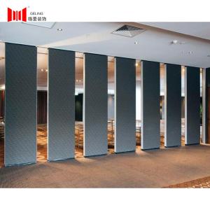 China 95mm Blue Fabric Acoustic Modular Partition Wall For Office Meeting Room factory