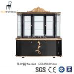 Modern Design Display Cabinet Walnut Wood Veneered Furniture Buffets Kitchen