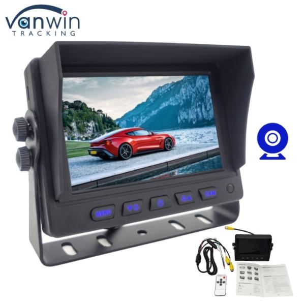 Mini Car Rear View Monitor 5 Inch In-car High Definition Display For Taxi Bus