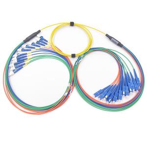 China 12C Pre Terminated Multi Fiber Cables SC / UPC - LC / UPC SM LSZH Material factory