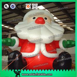 China Shopping Mall Christmas Event Decoration Inflatable Santa Claus Cartoon factory