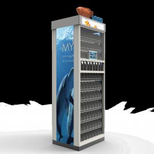 China Amusement Park Multi-Functional Aquarium Fish Vending Machine With 10 User Screen factory