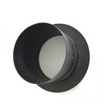 Black Powder Coating Double Wall Stainless Steel Chimney Pipe Corrosion