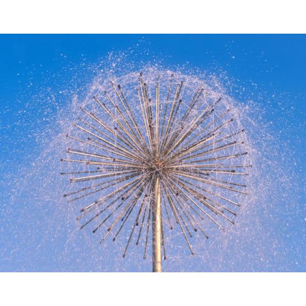 Stainless Steel Dandelion Fountain Musical Signal Control