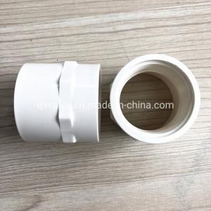 1-1/2" White PVC Female Thread Adaptor Plastic Pipe Fitting with SCH40 Wall