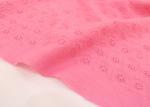 OEM Embroidery Eyelet Cotton Dying Lace Fabric With Floral Circle Pattern For