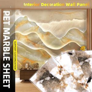 China Marble Bamboo Charcoal Decorative Metal Wall Panels Interior Anti Scratch factory