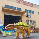 Realistic Walking Dinosaur Customized Animatronic Dinosaur Ride For Shopping