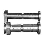 Small / Mini Rubber Extruder Screw Barrel Nitriding Treatment For Pvc Plastic