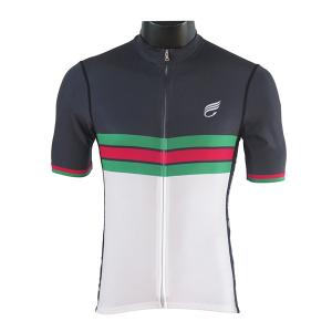 China Soft Feel Race Cut Cycling Jersey , Youth Cycling Jersey Good Elasticity factory