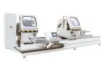 CNC uPVC Profile Cutting Machine / Aluminum Window Door Double Head Mitre Saw