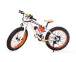 48v Electric Mountain Bike , Front Disc Brake Electric Powered Bicycle Brushless