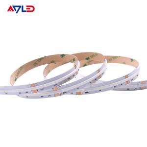 China RGBWW RGBW COB LED Strip Dotless Addressable Smart Multi Color 24V Outdoor Waterproof factory
