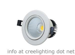 China 7W LED Downlight 80 Lm/W Epistar COB Chip 100-240V AC factory