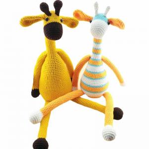 China Handmade Crochet Doll Knitting Baby Giraffe Customized Wholesale factory