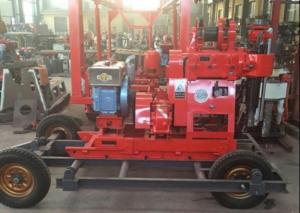 China Portable Hydraulic 200m Borehole Water Well Drilling Rig Machine factory