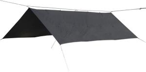 China 4.5x3m PU Coating Black 20D Nylon Camping Sun Shelter factory