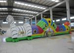 Indoor Playground Blow Up Obstacle Course , Kindergarten Baby Bouncy Castle