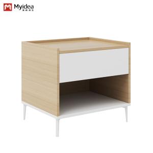 China Support customization，Beautiful, atmospheric, and highly stable apartment furniture bedside table factory