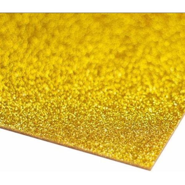 Transparent Solid 1.22x2.44m Virgin Material Glitter Acrylic Sheet Eco-friendly