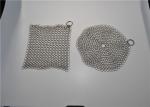 Multi Specifications Stainless Steel Chainmail Scrubber For Pot Cleaning