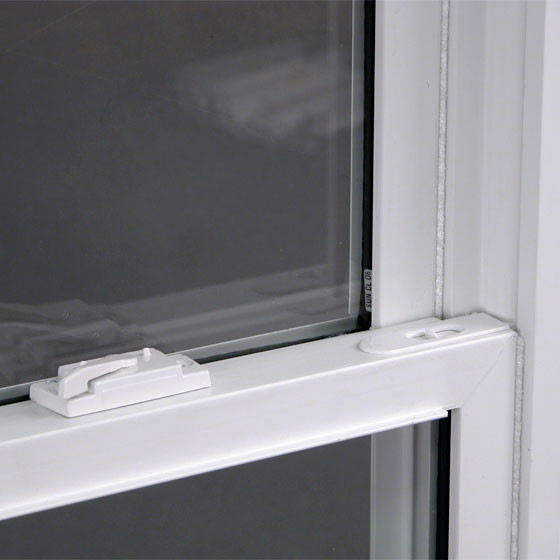 Traditional Villa Vinyl Windows Double / Single Hung UPVC Window