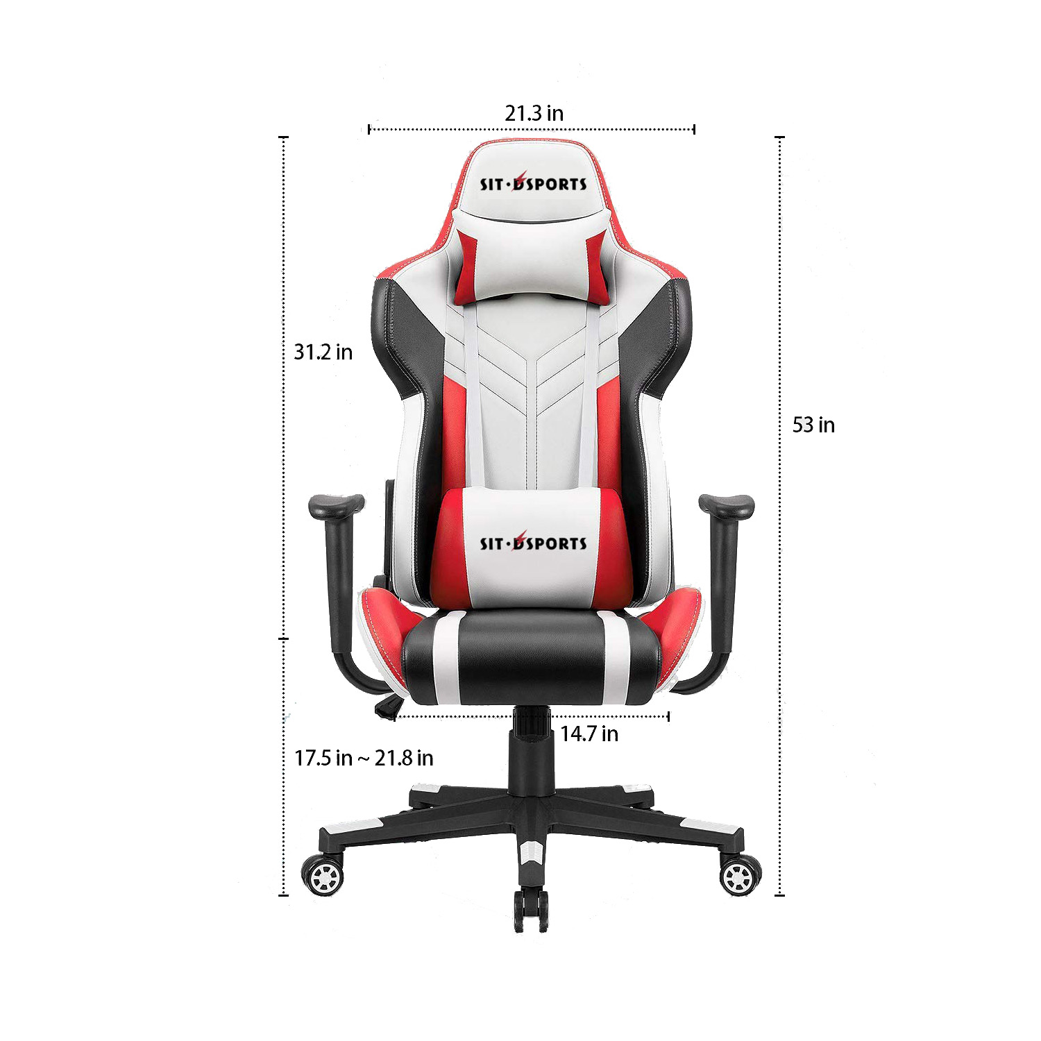 Comfortable PU Leather Custom Massage Y-SEATER Office Gaming Chair for Computer Gamer
