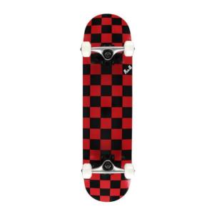 China YOBANG OEM Punked Skateboards Checker Red Complete Skateboard - 7.75&quot; x 31.5&quot; factory