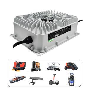 China 40A 24V Boat Lithium Ion Battery Charger Waterproof IP65 Automatic factory
